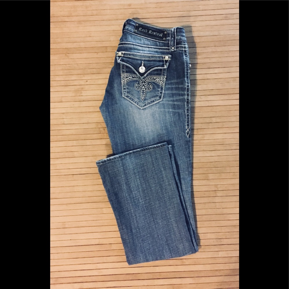 Bling Rock Revival Sora Boot Cut sz 29x31